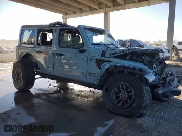2024 Jeep Wrangler Rubicon 392 Final Edition with VIN 1C4RJXSJ6RW305662, listed as a Copart auction lot 82623164 with Not provided miles and Non repairable. Bid and sale history available at DreamBid. Image 4.