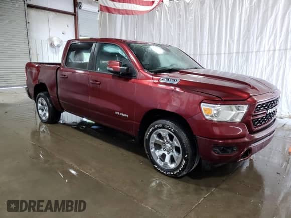 2023 Ram 1500 Lone Star with VIN 1C6SRFFT9PN541507, listed as a Copart auction lot 65176275 with 46,351 mi miles and Non repairable. Bid and sale history available at DreamBid. Image 4.