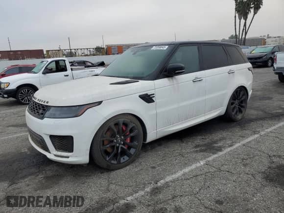 2022 Land Rover Range Rover Sport HST с VIN SALWS2RUXNA230645, выставлен на аукционе Copart как лот 72059045 с пробегом Не указан миль и Списание • Salvage title. История ставок и продаж доступна на DreamBid. Изображение 1.