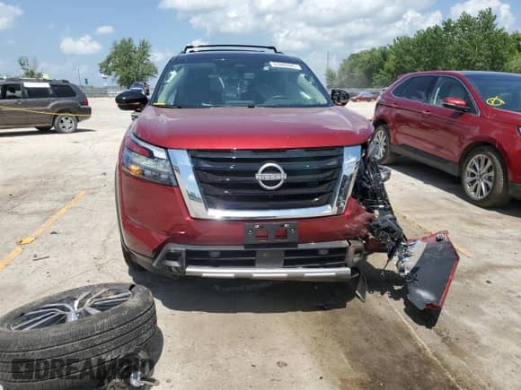 2025 Nissan Pathfinder Platinum с VIN 5N1DR3DK3SC241617, выставлен на аукционе Copart как лот 65880085 с пробегом 3 150 миль миль и Списание • Salvage title. История ставок и продаж доступна на DreamBid. Изображение 5.