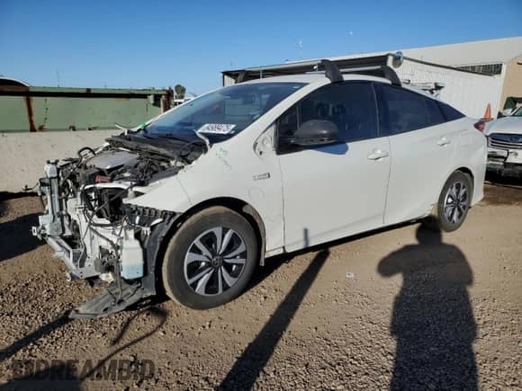 2019 Toyota Prius Plus with VIN JTDKARFP4K3112140, listed as a Copart auction lot 84989475 with 131,974 mi miles and Salvage title. Bid and sale history available at DreamBid. Image 1.