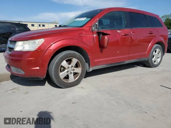 2009 Dodge Journey SXT with VIN 3D4GG57V29T505257, listed as a Copart auction lot 53330125 with 91,996 mi miles and Salvage title. Bid and sale history available at DreamBid. Image 1.