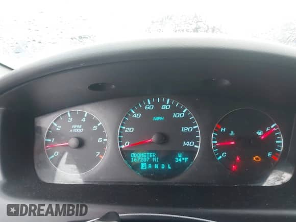 2012 Chevrolet Impala LT Retail with VIN 2G1WB5E37C1204932, listed as a IAAI auction lot 41629443 with 167,207 mi miles and . Bid and sale history available at DreamBid. Image 7.
