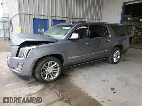 2018 Cadillac Escalade ESV Platinum with VIN 1GYS4KKJ3JR173520, listed as a Copart auction lot 64992735 with Not provided miles and Salvage title. Bid and sale history available at DreamBid. Image 1.