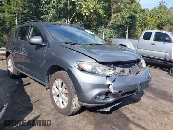 2014 Nissan Murano SL с VIN JN8AZ1MW6EW516063, выставлен на аукционе IAAI как лот 43264885 с пробегом 234 173 миль миль и . История ставок и продаж доступна на DreamBid. Изображение 1.