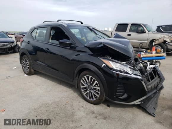 2024 Nissan Kicks SV with VIN 3N1CP5CV1RL508669, listed as a Copart auction lot 54299295 with 14,023 mi miles and Salvage title. Bid and sale history available at DreamBid. Image 4.