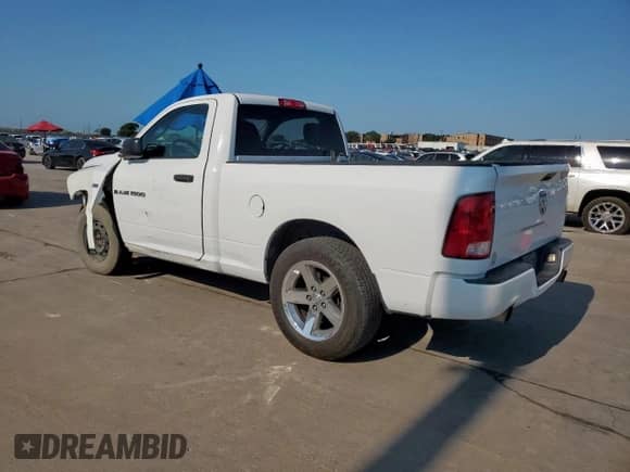 2012 Ram 1500 Express с VIN 3C6JD6AT4CG279576, выставлен на аукционе Copart как лот 66659405 с пробегом 260 971 миль миль и Списание • Salvage title. История ставок и продаж доступна на DreamBid. Изображение 2.