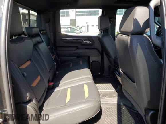 2022 GMC Sierra 1500 AT4 with VIN 3GTPUEEL2NG572872, listed as a Copart auction lot 69414545 with 34,816 mi miles and Salvage title. Bid and sale history available at DreamBid. Image 10.