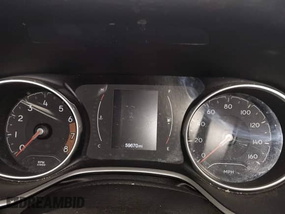 2019 Jeep Compass Latitude with VIN 3C4NJDBB7KT754348, listed as a IAAI auction lot 42617408 with 59,670 mi miles and . Bid and sale history available at DreamBid. Image 7.