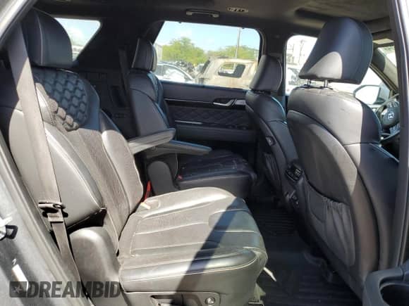 2022 Hyundai Palisade Calligraphy with VIN KM8R74HE8NU457046, listed as a Copart auction lot 46482864 with 23,369 mi miles and . Bid and sale history available at DreamBid. Image 11.