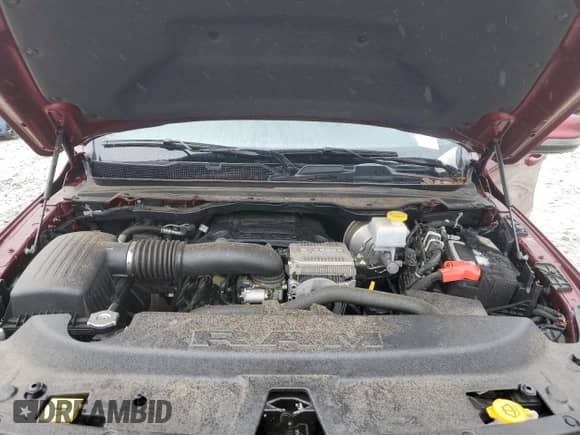 2023 Ram 1500 Lone Star with VIN 1C6SRFFT2PN704918, listed as a Copart auction lot 68173665 with 23,834 mi miles and Salvage title. Bid and sale history available at DreamBid. Image 11.