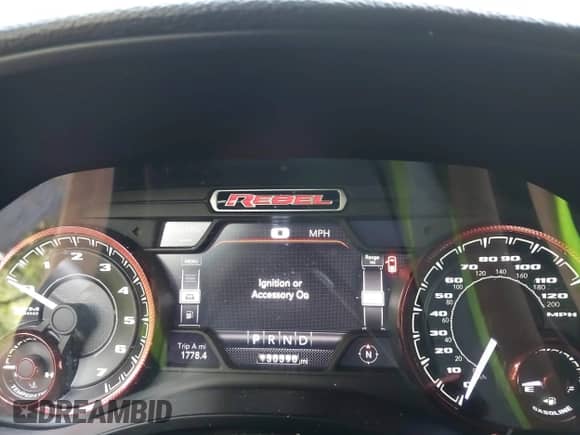 2019 Ram 1500 Rebel z VIN 1C6SRFLT5KN652309, wystawiony jako IAAI lot #42406112 z przebiegiem 130 590 mil mil oraz . Historia ofert i sprzedaży dostępna na DreamBid. Obrazek 7.