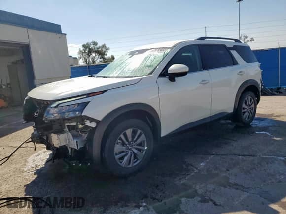 2024 Nissan Pathfinder SV with VIN 5N1DR3BA3RC276551, listed as a Copart auction lot 86283215 with 40,054 mi miles and Clean title. Bid and sale history available at DreamBid. Image 1.