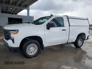 2023 Chevrolet Silverado 1500 Work Truck with VIN 3GCNAAEK7PG359807, listed as a Copart auction lot 70189485 with 109,552 mi miles and Clean title. Bid and sale history available at DreamBid. Image 1.