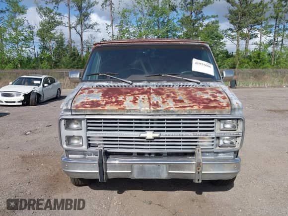 1983 Chevrolet Chevy Van with VIN 1GCEG25H7D7170543, listed as a IAAI auction lot 41955600 with 49,027 mi miles and . Bid and sale history available at DreamBid. Image 6.