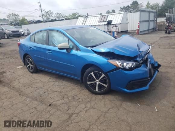 2022 Subaru Impreza Premium z VIN 4S3GKAV63N3611111, wystawiony jako Copart lot #57362745 z przebiegiem 36 900 mil mil oraz Szkoda całkowita • Salvage title. Historia ofert i sprzedaży dostępna na DreamBid. Obrazek 4.