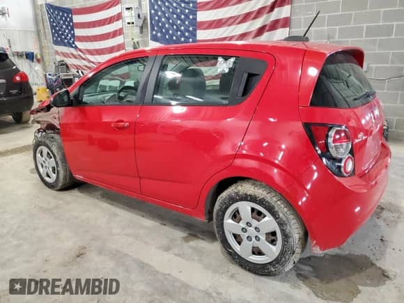 2015 Chevrolet Sonic LS с VIN 1G1JA6SH5F4163373, выставлен на аукционе Copart как лот 51759005 с пробегом 54 704 миль миль и Списание • Salvage title. История ставок и продаж доступна на DreamBid. Изображение 2.