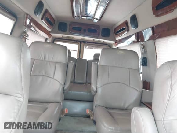 1998 Ford Econoline Cargo Recreational z VIN 1FDRE14L8WHB21173, wystawiony jako IAAI lot #41496604 z przebiegiem 157 117 mil mil oraz . Historia ofert i sprzedaży dostępna na DreamBid. Obrazek 8.