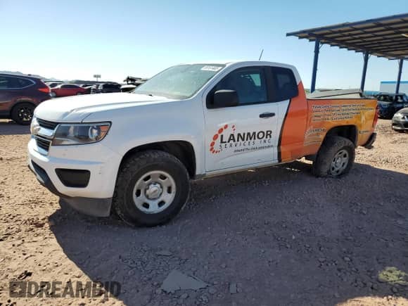 2020 Chevrolet Colorado 2WD Work Truck z VIN 1GCHSBEAXL1233263, wystawiony jako Copart lot #84032545 z przebiegiem 76 120 mil mil oraz Szkoda całkowita • Salvage title. Historia ofert i sprzedaży dostępna na DreamBid. Obrazek 1.