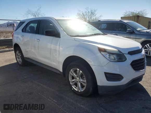 2016 Chevrolet Equinox LS with VIN 2GNALBEK6G6311393, listed as a Copart auction lot 82574245 with 124,884 mi miles and Clean title. Bid and sale history available at DreamBid. Image 4.