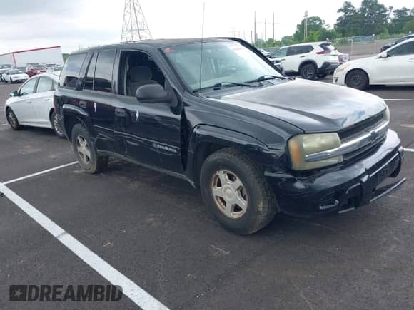 2002 Chevrolet TrailBlazer LS with VIN 1GNDS13S122451001, listed as a IAAI auction lot 42200108 with 227,200 mi miles and . Bid and sale history available at DreamBid. Image 1.