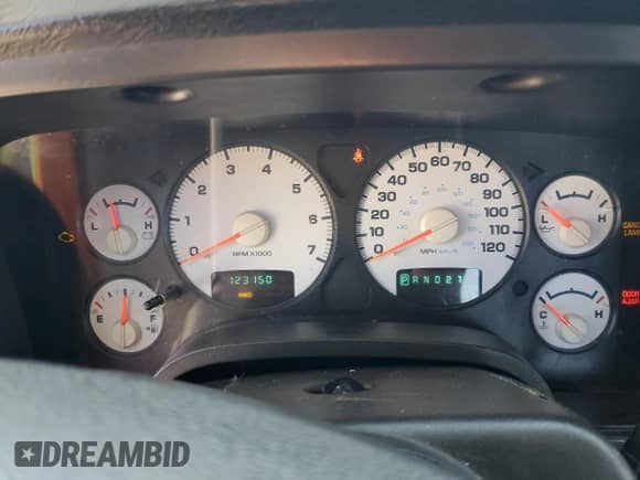2005 Dodge 1500 SLT z VIN 1D7HU18N25S302159, wystawiony jako Copart lot #71234895 z przebiegiem 123 150 mil mil oraz Szkoda całkowita • Salvage title. Historia ofert i sprzedaży dostępna na DreamBid. Obrazek 9.