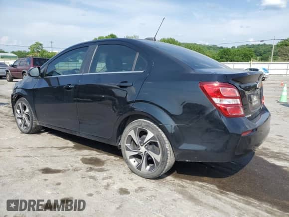 2020 Chevrolet Sonic Premier with VIN 1G1JF5SB0L4111667, listed as a Copart auction lot 54830755 with 78,595 mi miles and Salvage title. Bid and sale history available at DreamBid. Image 2.