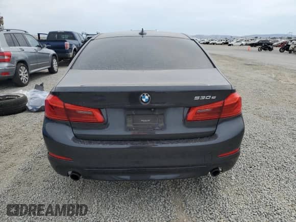 2019 BMW 5 Series 530e with VIN WBAJA9C58KB254167, listed as a Copart auction lot 70683805 with 63,890 mi miles and Salvage title. Bid and sale history available at DreamBid. Image 6.