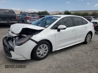 2022 Toyota Corolla L with VIN JTDDPMAE5N3031474, listed as a Copart auction lot 63768585 with 111,454 mi miles and Salvage title. Bid and sale history available at DreamBid. Image 1.