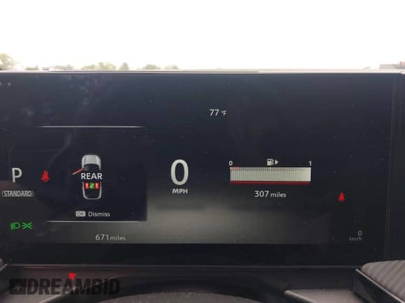 2025 Nissan Kicks SR with VIN 3N8AP6DA1SL312859, listed as a IAAI auction lot 43039122 with 671 mi miles and . Bid and sale history available at DreamBid. Image 7.