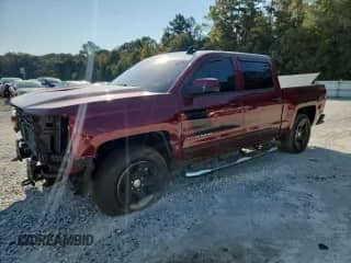 2017 Chevrolet Silverado 1500 LT with VIN 3GCUKREC3HG375939, listed as a Copart auction lot 81409465 with 126,523 mi miles and Salvage title. Bid and sale history available at DreamBid. Image 1.