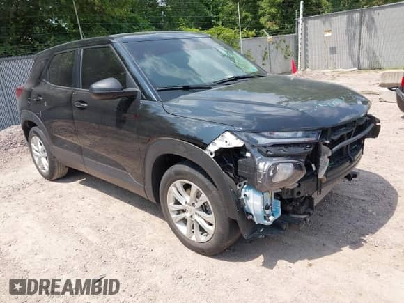 2021 Chevrolet TrailBlazer LS z VIN KL79MMS21MB157254, wystawiony jako IAAI lot #42917558 z przebiegiem 54 108 mil mil oraz . Historia ofert i sprzedaży dostępna na DreamBid. Obrazek 1.