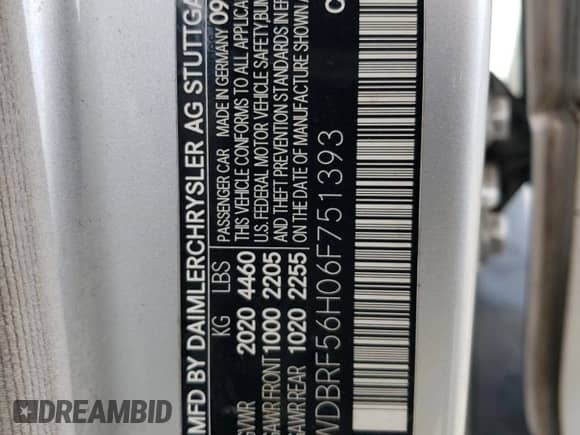 2006 Mercedes-Benz C 230 Sport с VIN WDBRF56H06F751393, выставлен на аукционе Copart как лот 54270575 с пробегом 156 391 миль миль и Списание • Salvage title. История ставок и продаж доступна на DreamBid. Изображение 12.