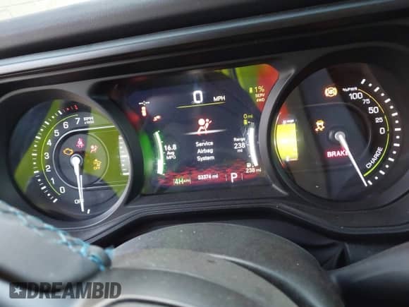 2024 Jeep Wrangler Rubicon z VIN 1C4RJXR60RW223430, wystawiony jako IAAI lot #43533970 z przebiegiem 53 374 mil mil oraz . Historia ofert i sprzedaży dostępna na DreamBid. Obrazek 7.