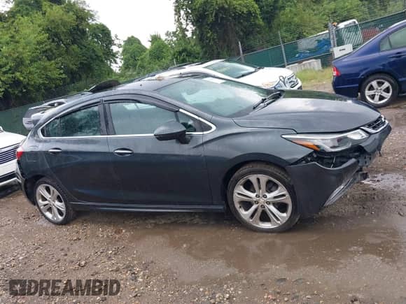 2017 Chevrolet Cruze Premier with VIN 3G1BF6SM3HS529577, listed as a IAAI auction lot 42864624 with Not provided miles and . Bid and sale history available at DreamBid. Image 13.