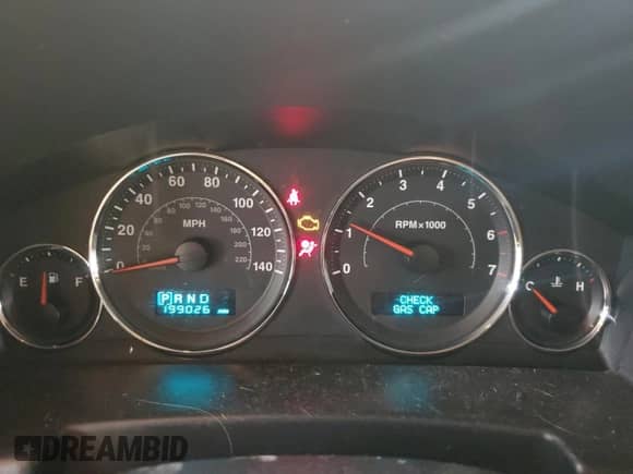 2007 Jeep Commander Sport with VIN 1J8HG48P57C683810, listed as a Copart auction lot 85811365 with 199,026 mi miles and Salvage title. Bid and sale history available at DreamBid. Image 9.