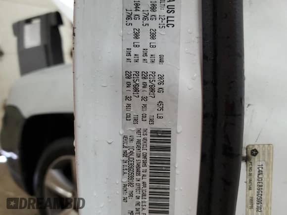 2016 Jeep Compass High Altitude с VIN 1C4NJDEB9GD599102, выставлен на аукционе Copart как лот 70452885 с пробегом 161 483 миль миль и Чистый • Clean title. История ставок и продаж доступна на DreamBid. Изображение 13.