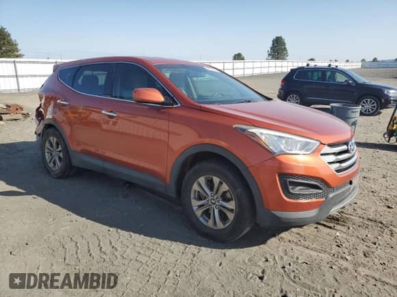2016 Hyundai Santa Fe with VIN 5XYZT3LB4GG378095, listed as a Copart auction lot 54561595 with 93,125 mi miles and Salvage title. Bid and sale history available at DreamBid. Image 4.