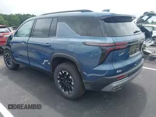 2025 Chevrolet Traverse AWD Z71 z VIN 1GNEVJRS6SJ261722, wystawiony jako IAAI lot #42931447 z przebiegiem 1 457 mil mil oraz . Historia ofert i sprzedaży dostępna na DreamBid. Obrazek 3.