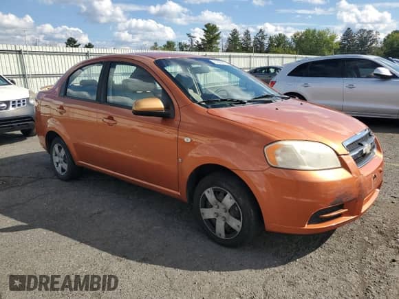 2007 Chevrolet Aveo LS с VIN KL1TD56637B126983, выставлен на аукционе Copart как лот 81889875 с пробегом 109 497 миль миль и Списание • Salvage title. История ставок и продаж доступна на DreamBid. Изображение 4.