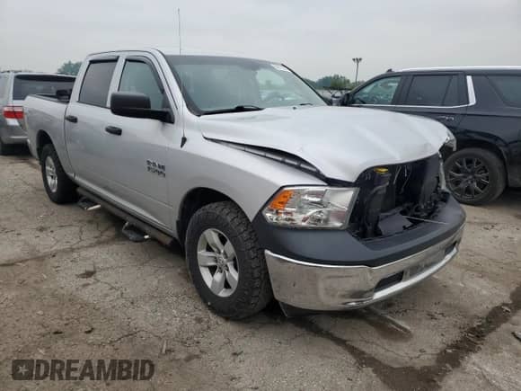 2018 Ram 1500 Express with VIN 1C6RR6KG5JS292543, listed as a Copart auction lot 59871685 with 106,008 mi miles and Non repairable. Bid and sale history available at DreamBid. Image 4.