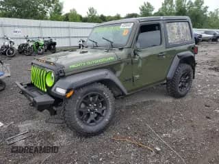 2021 Jeep Wrangler Sport S with VIN 1C4HJXAG7MW503581, listed as a Copart auction lot 63200405 with 100,006 mi miles and Salvage title. Bid and sale history available at DreamBid. Image 1.