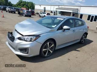 2017 Subaru Impreza Special Sports with VIN 4S3GTAM63H3712281, listed as a Copart auction lot 61845515 with 118,132 mi miles and Salvage title. Bid and sale history available at DreamBid. Image 1.