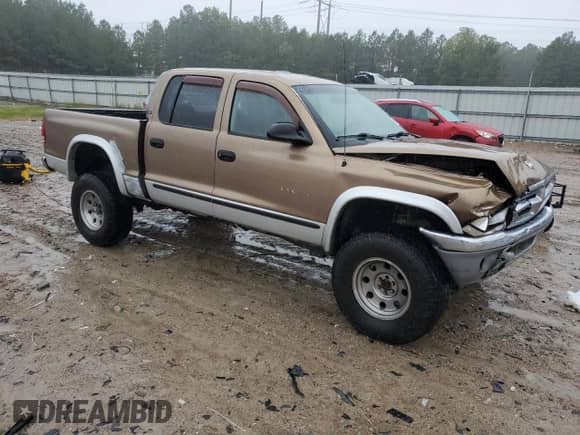 2001 Dodge Dakota Sport with VIN 1B7GG2AN71S188389, listed as a Copart auction lot 81003045 with 203,492 mi miles and Salvage title. Bid and sale history available at DreamBid. Image 4.