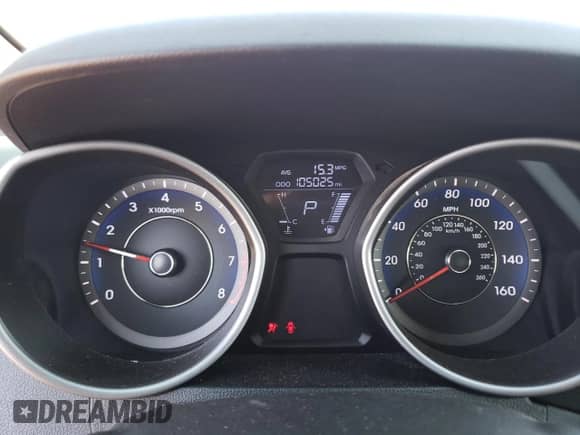 2011 Hyundai Elantra GLS z VIN KMHDH4AE7BU166096, wystawiony jako Copart lot #84591035 z przebiegiem 105 025 mil mil oraz Szkoda całkowita • Salvage title. Historia ofert i sprzedaży dostępna na DreamBid. Obrazek 9.