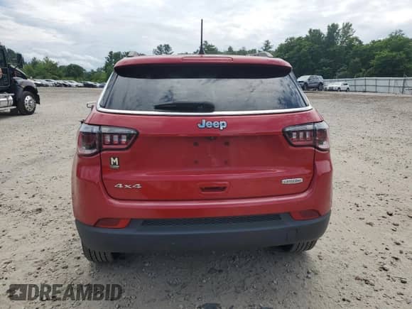 2021 Jeep Compass Latitude with VIN 3C4NJDBB0MT543799, listed as a Copart auction lot 64437985 with 46,999 mi miles and Salvage title. Bid and sale history available at DreamBid. Image 6.