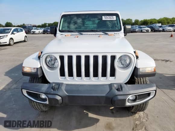 2022 Jeep Wrangler Unlimited Sahara Altitude с VIN 1C4HJXEG0NW240264, выставлен на аукционе Copart как лот 70543635 с пробегом 16 757 миль миль и Списание • Salvage title. История ставок и продаж доступна на DreamBid. Изображение 5.