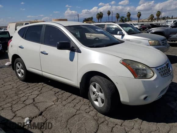 2010 Nissan Rogue SL with VIN JN8AS5MT9AW009010, listed as a Copart auction lot 81716205 with 249,684 mi miles and Salvage title. Bid and sale history available at DreamBid. Image 4.