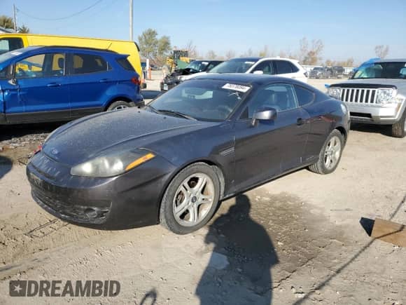 2008 Hyundai Tiburon GT with VIN KMHHN66F48U283974, listed as a Copart auction lot 78378094 with 172,726 mi miles and Salvage title. Bid and sale history available at DreamBid. Image 1.