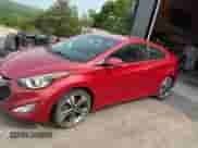 2014 Hyundai Elantra with VIN KMHDH6AH9EU028683, listed as a Copart auction lot 59786275 with 89,876 mi miles and Salvage title. Bid and sale history available at DreamBid. Image 2.